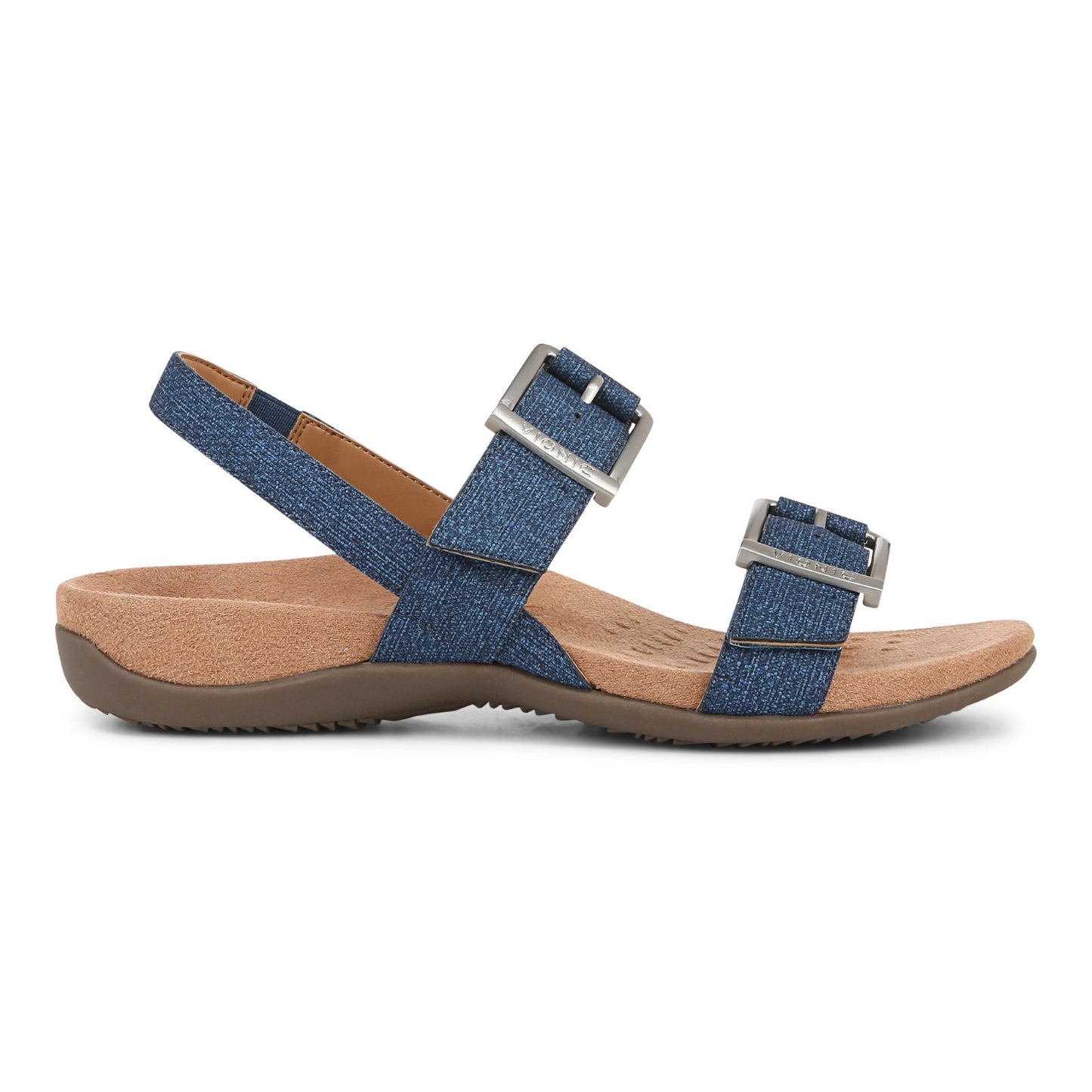 Vionic Reese womens Slingback Sandal - Denim - Right side