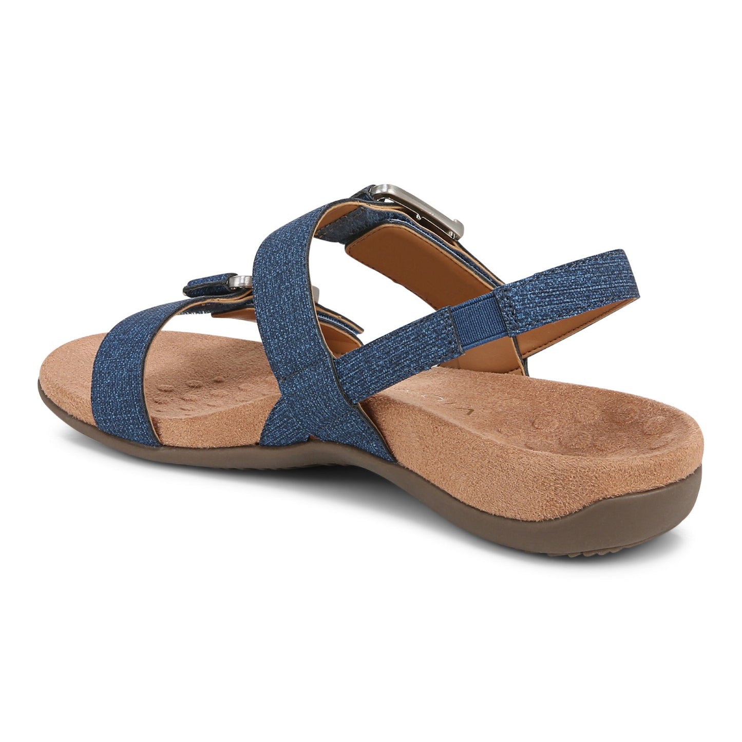 Vionic Reese womens Slingback Sandal - Denim - Back angle
