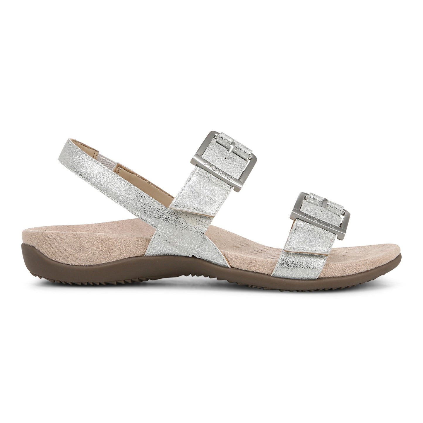 Vionic Reese womens Slingback Sandal - Silver - Right side