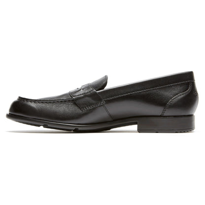 Rockport Classic Loafer Penny - Men's Dress Shoe - Black - Left Side
