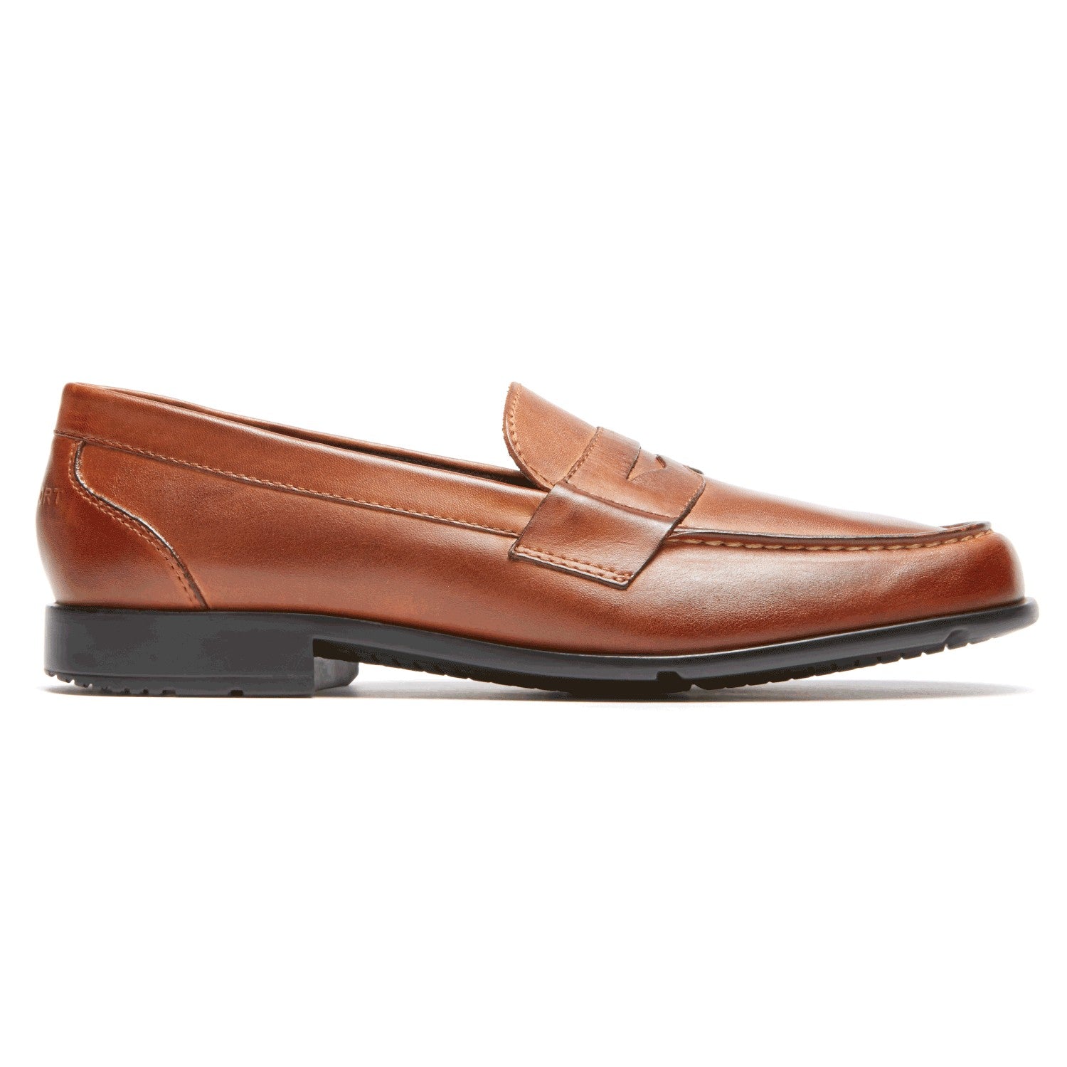 Rockport Classic Loafer Penny - Men's Dress Shoe - Cognac - Side