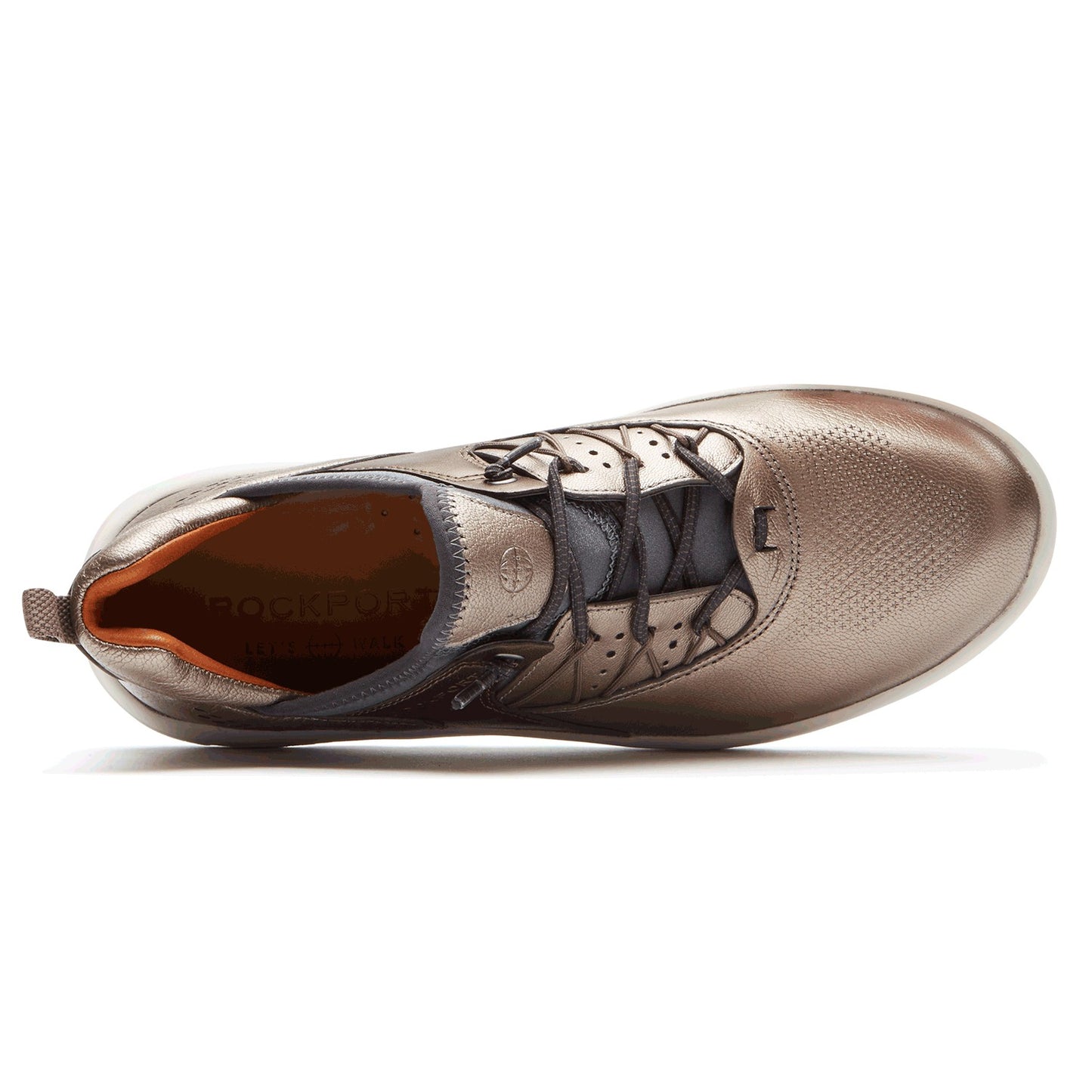 Rockport Let's Walk Women's Bungee - Comfort Shoe - Metallic - Top