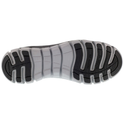 Reebok Work Women's Sublite Cushion Alloy Toe Comfort Athletic Work Boot Waterproof - Black and Grey - Outsole View