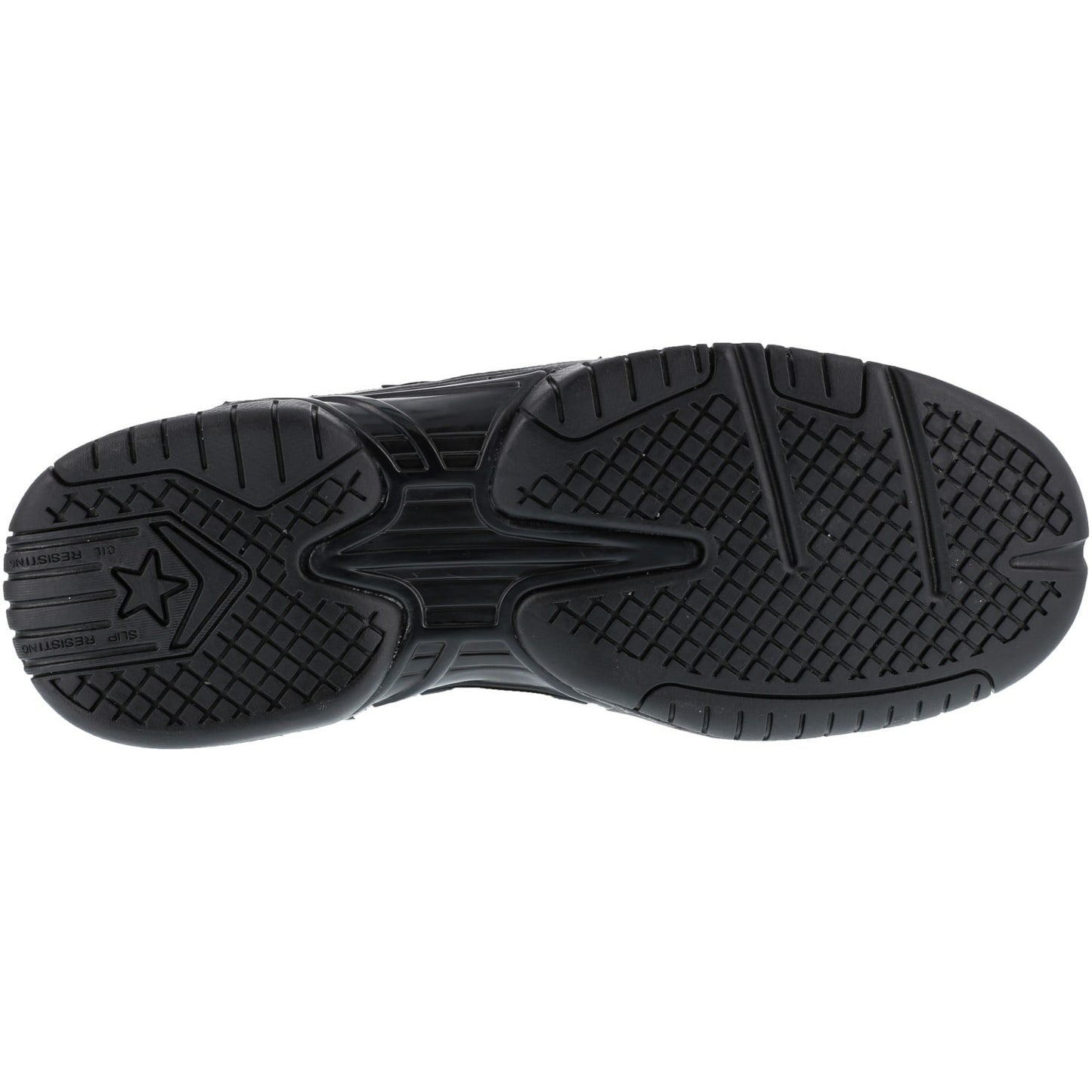 Reebok Work Men's Tyak Comp Toe Comfort Work Shoe CD - Black - Outsole View