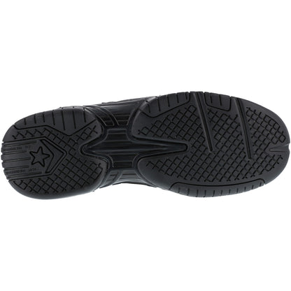 Reebok Work Men's Tyak Comp Toe Comfort Work Shoe CD - Black - Outsole View