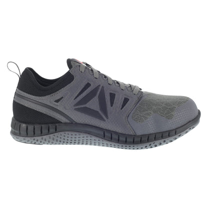 Reebok Work Men's Zprint Steel Toe Athletic Work Shoe - Grey - Side View