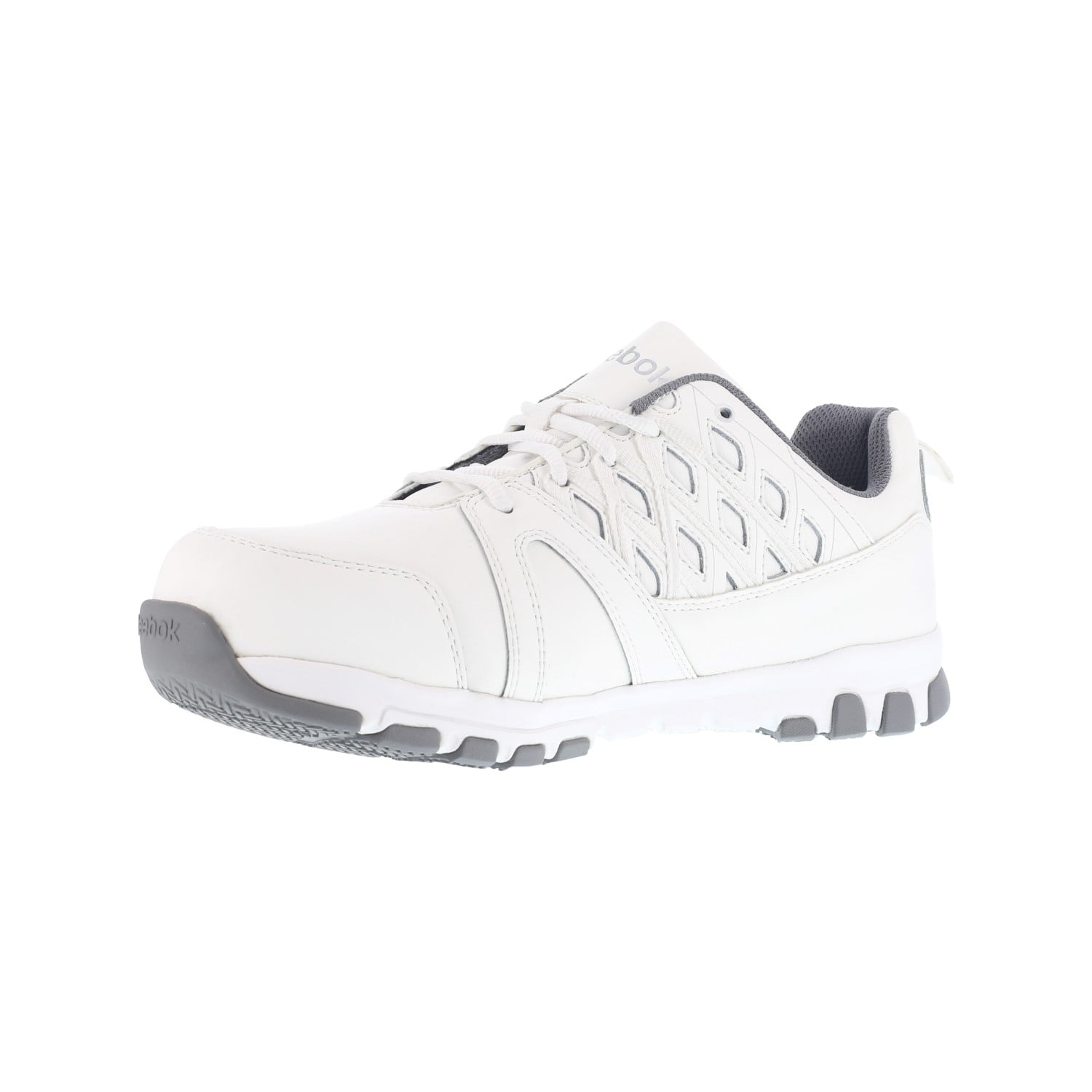 Reebok Work Men's Sublite Steel Toe Comfort Athletic Work Shoe ESD - White - Other Profile View
