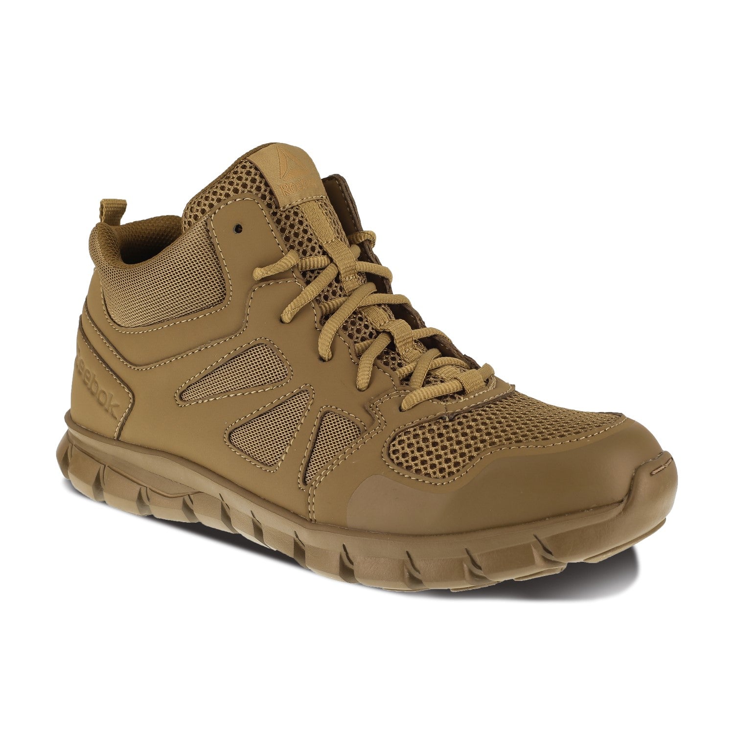 Reebok Duty Men's Sublite Cushion Tactical Soft Toe Hiker - Coyote - Profile View