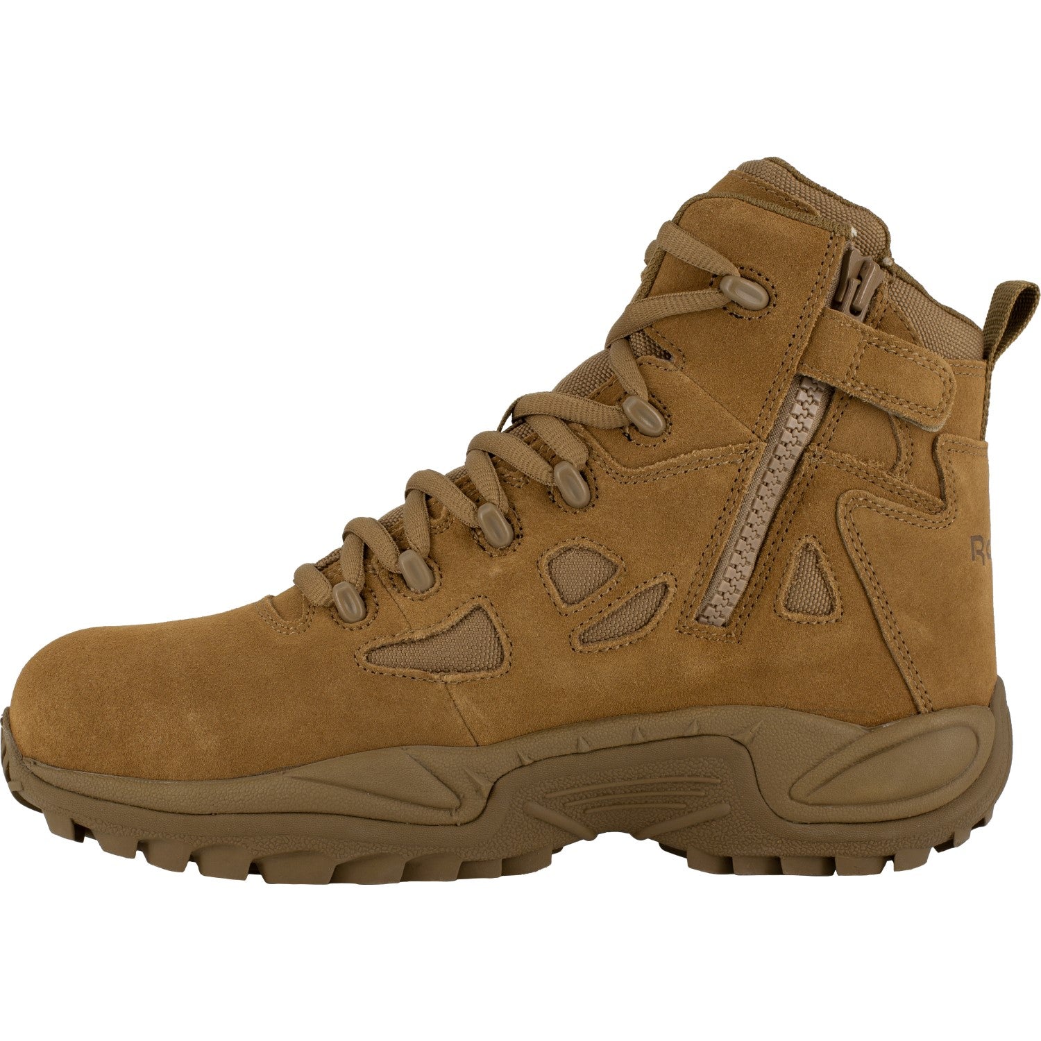 Reebok Duty Men's Rapid Response Tactical Comp Toe Boot - Coyote - Side View