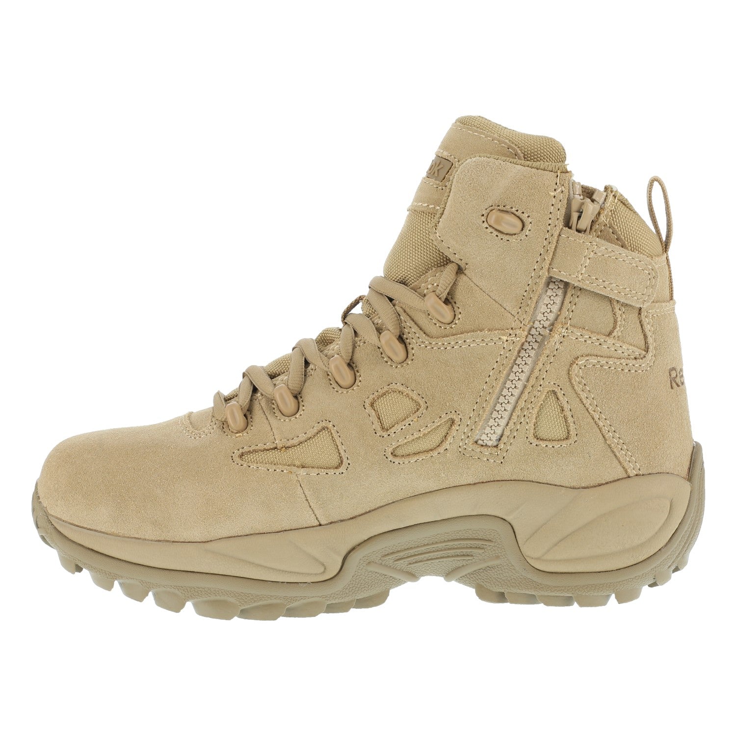 Reebok Duty Men's Rapid Response Tactical Comp Toe Boot - Desert Tan - Side View