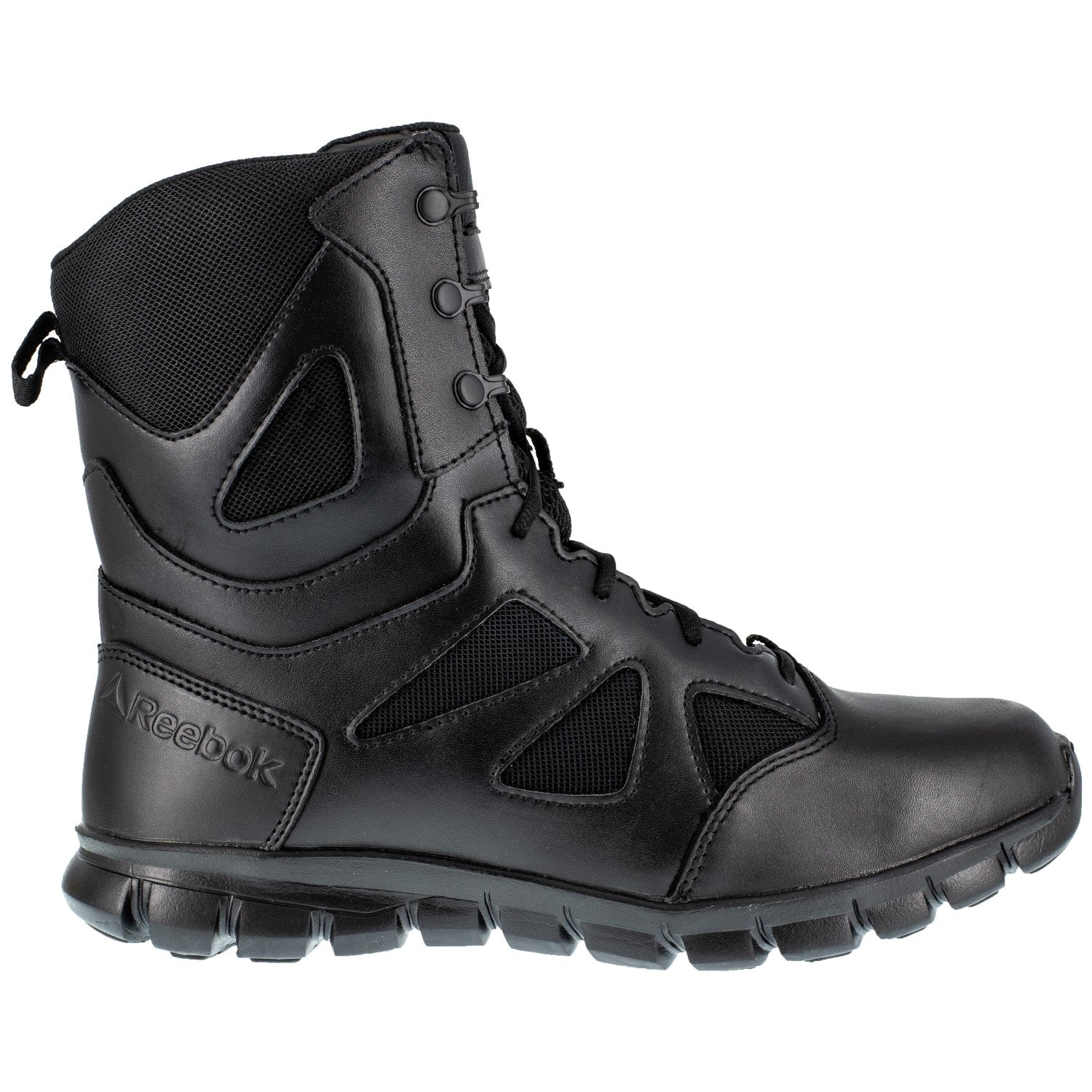 Reebok Duty Men's Sublite Cushion Tactical Soft Toe 8" Boot  - Black - Side View