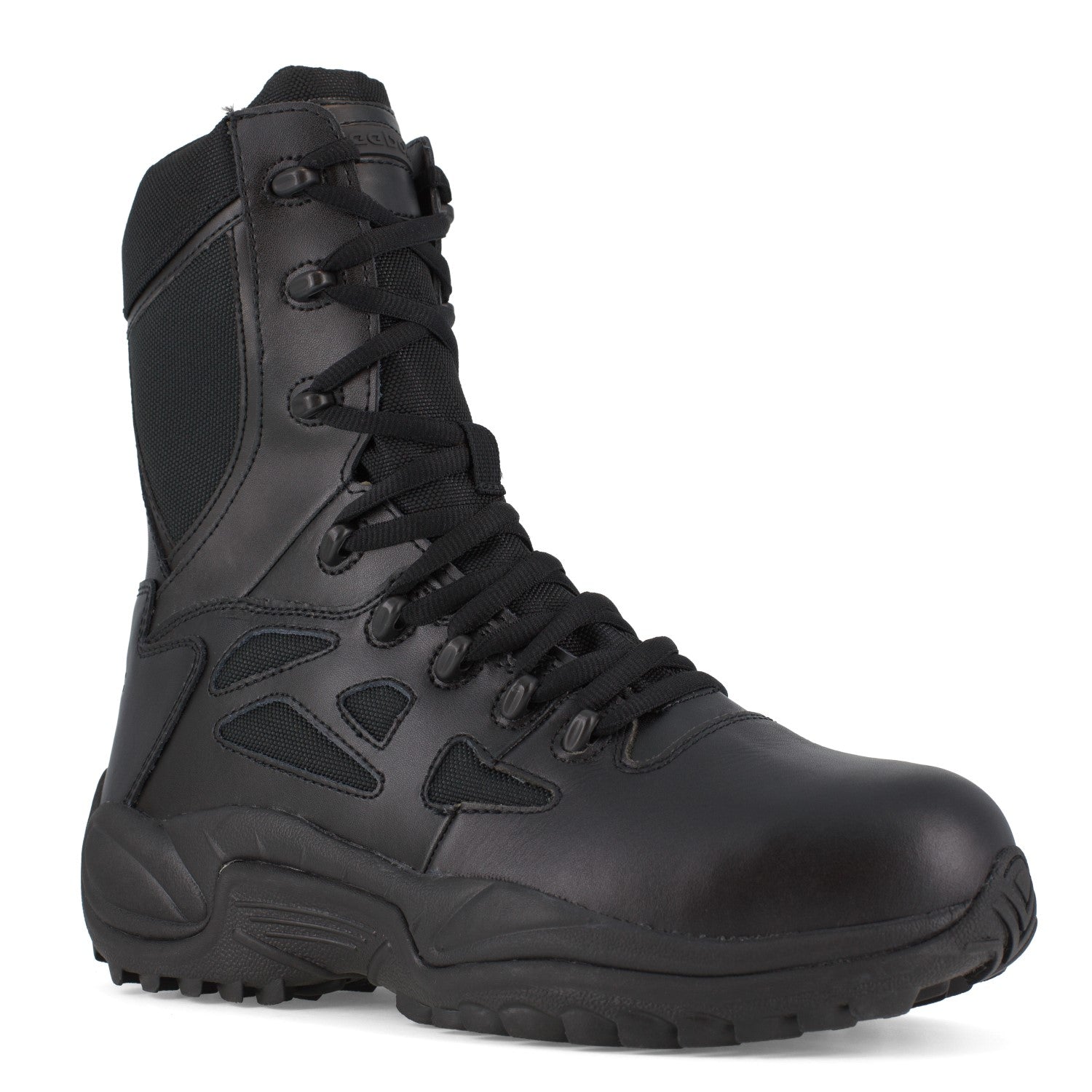 Reebok Duty Men's Rapid Response Tactical Comp Toe 8" Boot - Black - Profile View