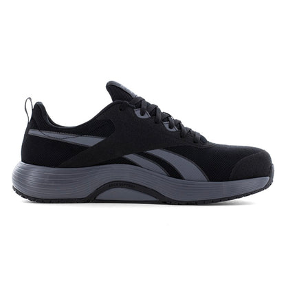 Reebok Men's RB5102 Black and Gray Lite Plus 4 Work Composite Toe Athletic EH - Black - Other Shoe Side