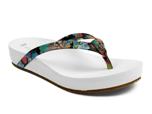 Revitalign Sandy Arch Supportive Platform Sandal - Blue Multi 1