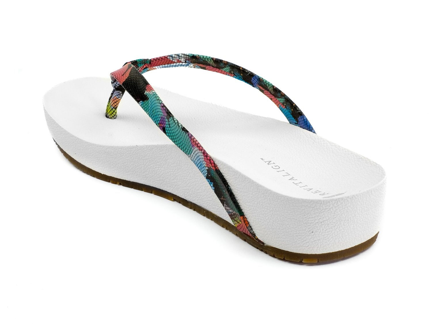 Revitalign Sandy Arch Supportive Platform Sandal - Blue Multi 5