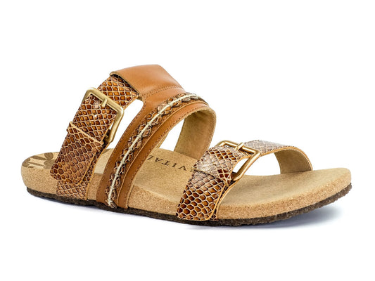 Revitalign Sofia - Women's Supportive Slides - Whisky 1