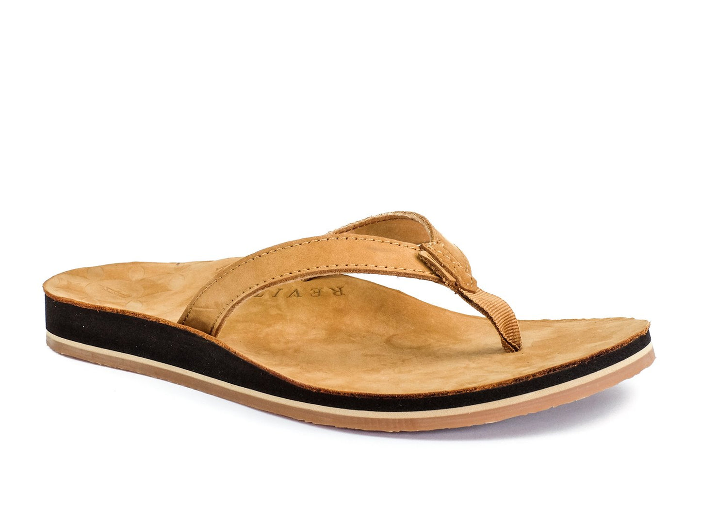 Revitalign Zuma - Women's Leather Sandal - Tan 1