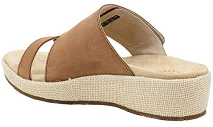 Revitalign Breakwater Women's Adjustable Platform Sandal - Brown