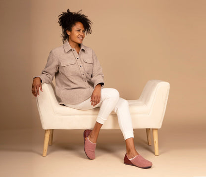 Strive Sofia Women's Fold Down Heel Supportive Slipper -  SOFIA Blush Pink