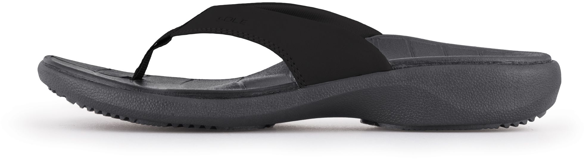 SOLE Women's Catalina Sport Flip - Black - Lateral