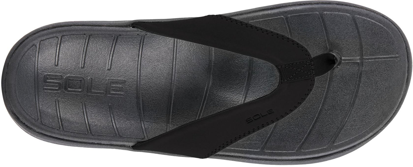 SOLE Women's Catalina Sport Flip - Black - Top