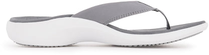 SOLE Women's Catalina Sport Flip - Grey/White - Medial