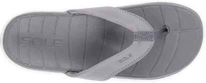 SOLE Women's Catalina Sport Flip - Grey/White - Top
