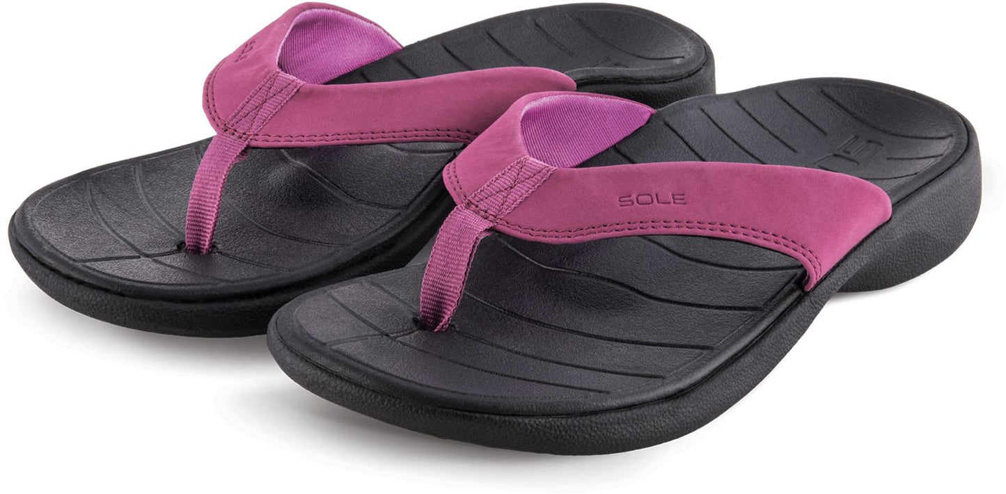 SOLE Women's Catalina Sport Flip - Violet - Alt-front