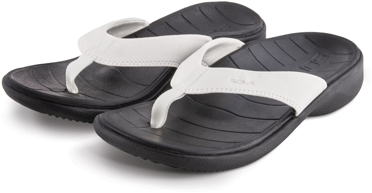 SOLE Women's Catalina Sport Flip - White - Alt-front