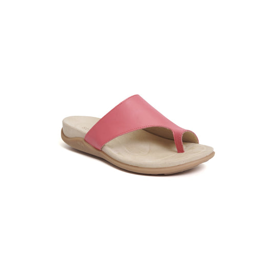 Strive Capri 4 Women's Orthotic Sandals with Arch Support - Coral - Angle