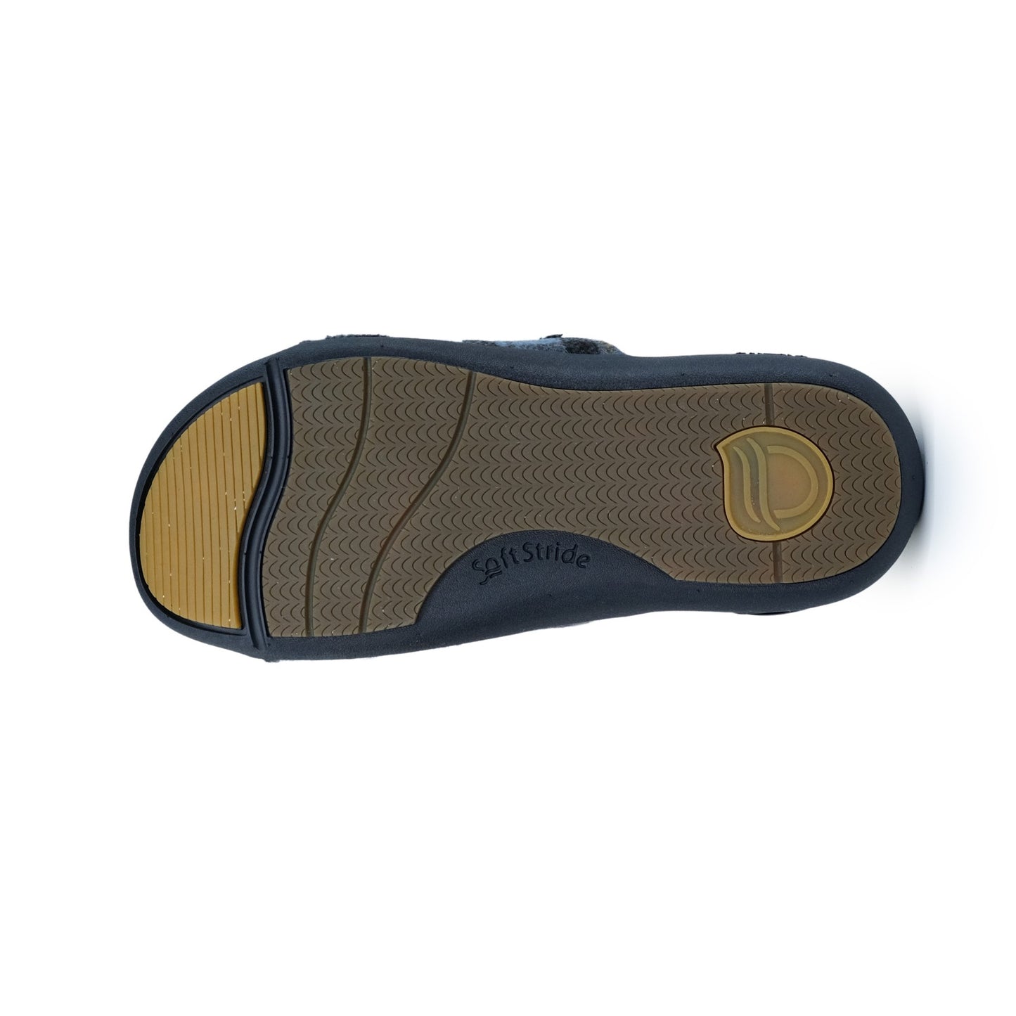 Strole Den Tartan Women's Wool Slide Slippers with Orthotic Arch Support Strole- 300 - Light Blue - View