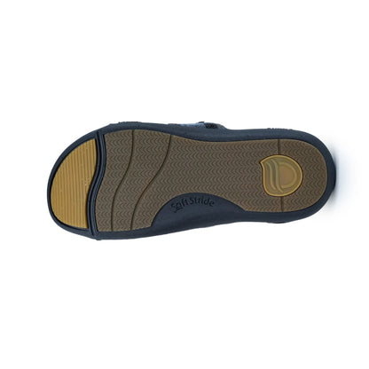 Strole Den Tartan Women's Wool Slide Slippers with Orthotic Arch Support Strole- 300 - Light Blue - View