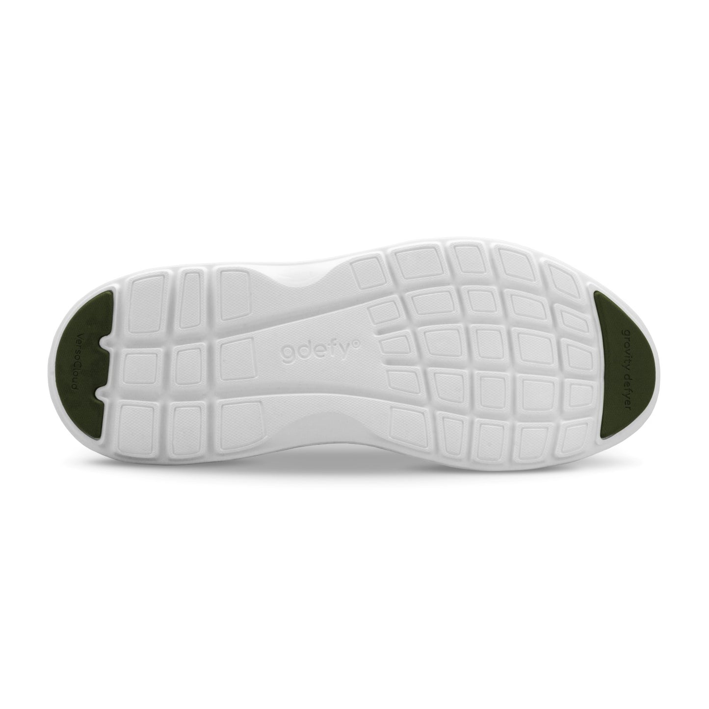 Gravity Defyer Men's XLR8 Running Shoes - Green - Sole View