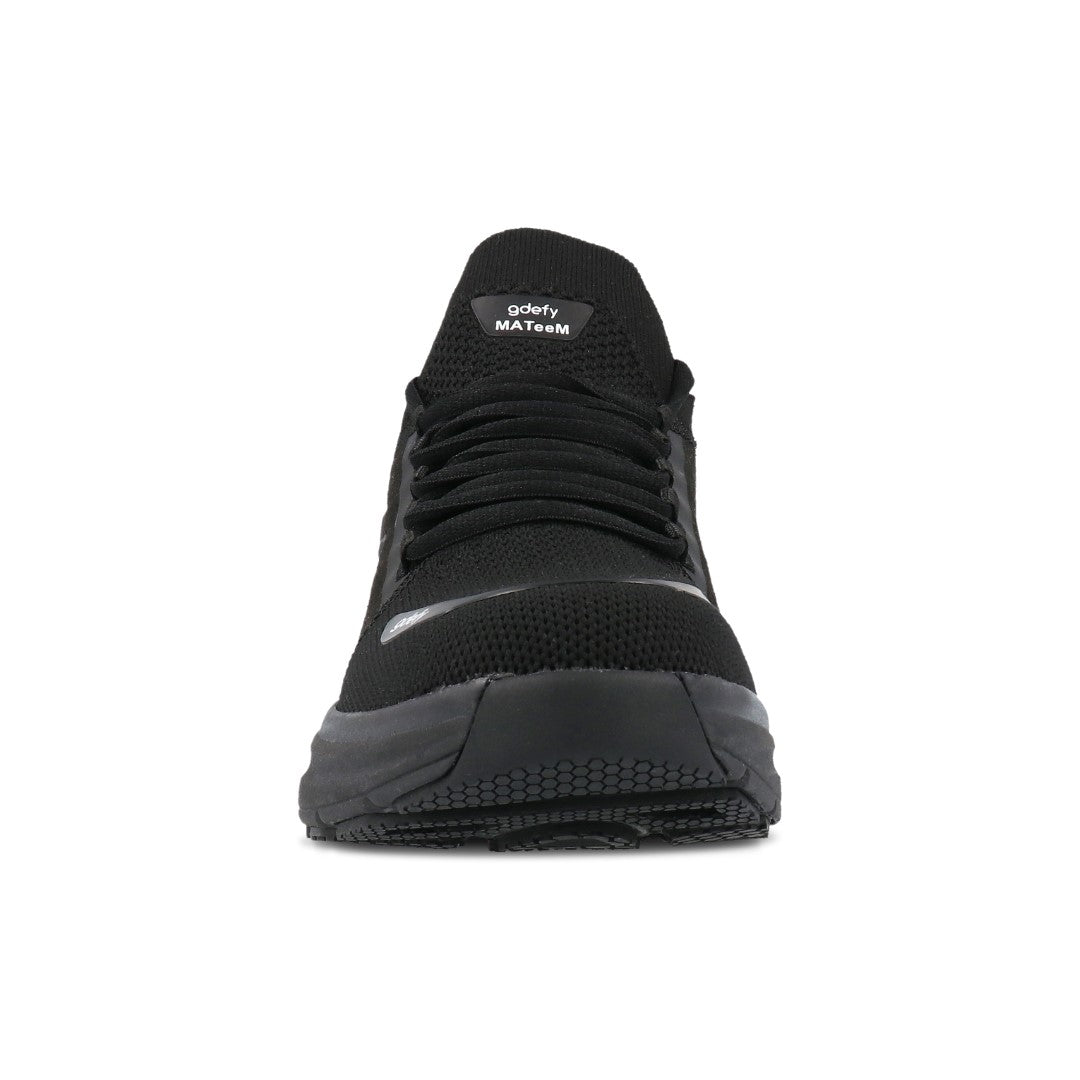 Gravity Defyer MATeeM Men's Athletic Shoes - Black - Front View