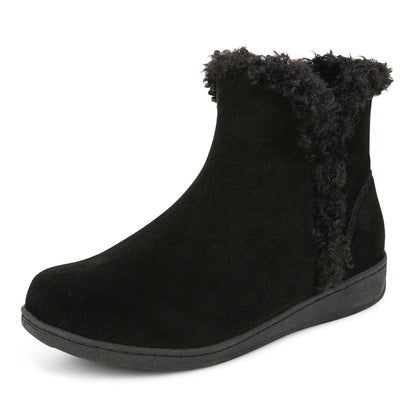 Vionic Unwind Bootie - Women's Ankle Bootie Slipper - Black - Left angle