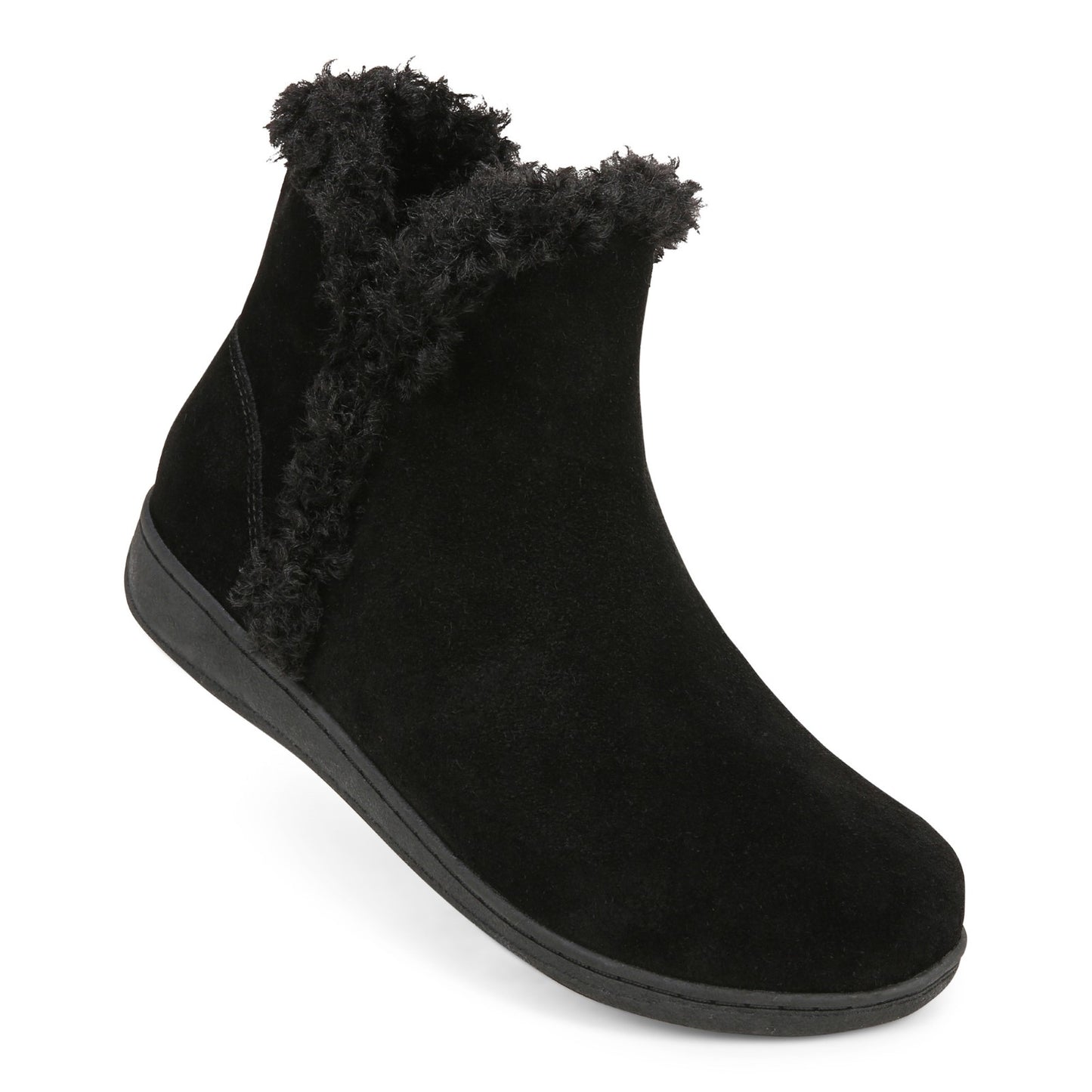 Vionic Unwind Bootie - Women's Ankle Bootie Slipper - Black - UNWIND BOOTIE-J2733L1001-BLACK-13fl-med