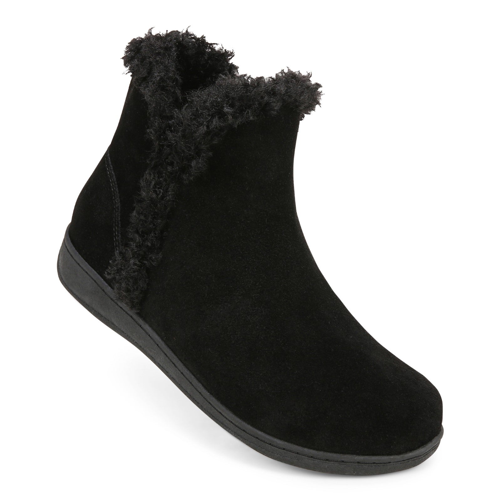 Vionic Unwind Bootie - Women's Ankle Bootie Slipper - Black - UNWIND BOOTIE-J2733L1001-BLACK-13fl-med