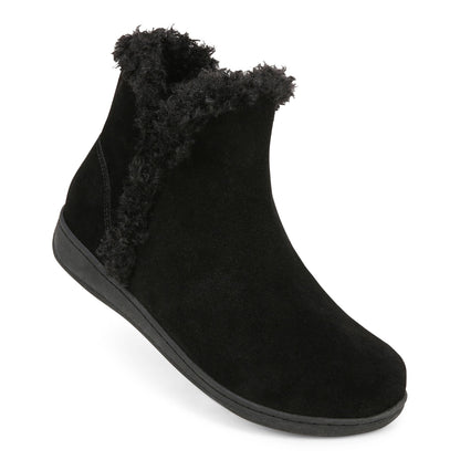 Vionic Unwind Bootie - Women's Ankle Bootie Slipper - Black - UNWIND BOOTIE-J2733L1001-BLACK-13fl-med