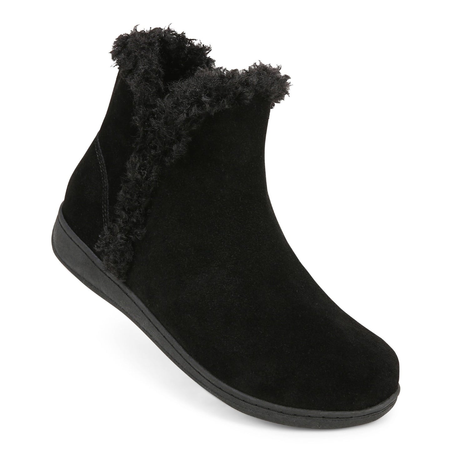 Vionic Unwind Bootie - Women's Ankle Bootie Slipper - Black - UNWIND BOOTIE-J2733L1001-BLACK-13fl-med