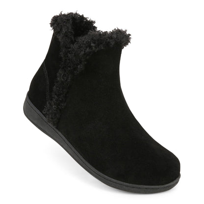 Vionic Unwind Bootie - Women's Ankle Bootie Slipper - Black - UNWIND BOOTIE-J2733L1001-BLACK-13fl-med