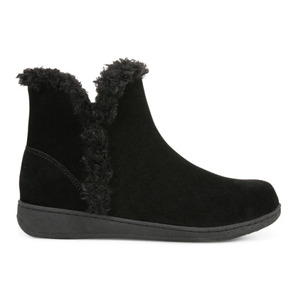 Vionic Unwind Bootie - Women's Ankle Bootie Slipper - Black - Right side