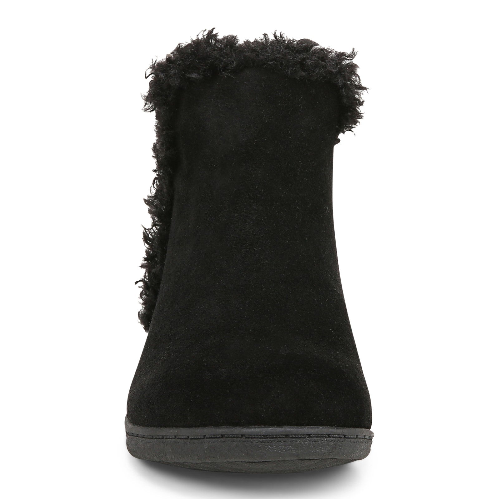 Vionic Unwind Bootie - Women's Ankle Bootie Slipper - Black - Front