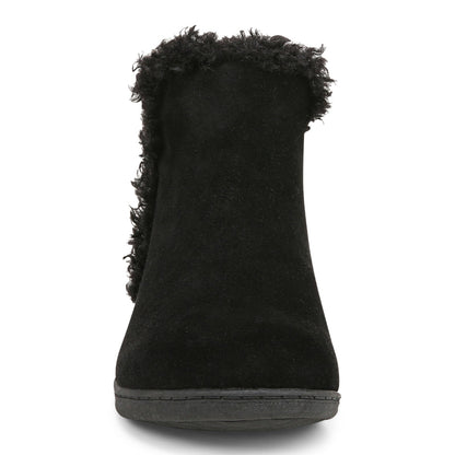 Vionic Unwind Bootie - Women's Ankle Bootie Slipper - Black - Front