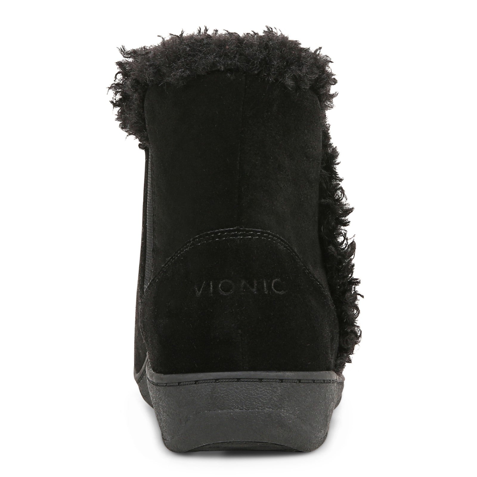 Vionic Unwind Bootie - Women's Ankle Bootie Slipper - Black - Back