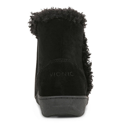 Vionic Unwind Bootie - Women's Ankle Bootie Slipper - Black - Back