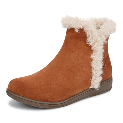 Vionic Unwind Bootie - Women's Ankle Bootie Slipper - Tan - Left angle