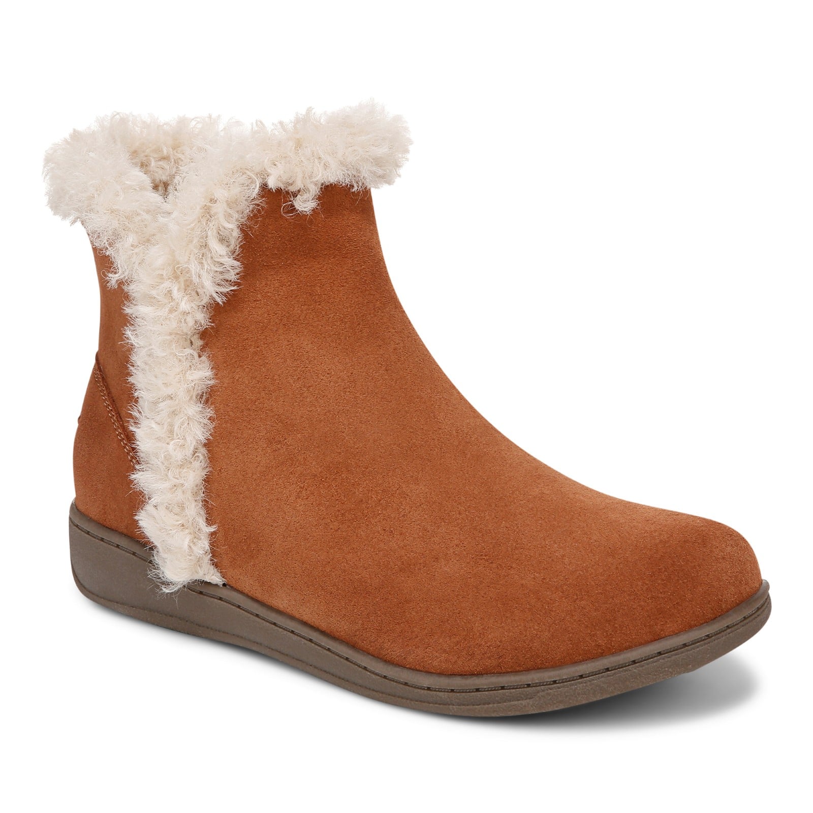 Vionic Unwind Bootie - Women's Ankle Bootie Slipper - Tan - Angle main