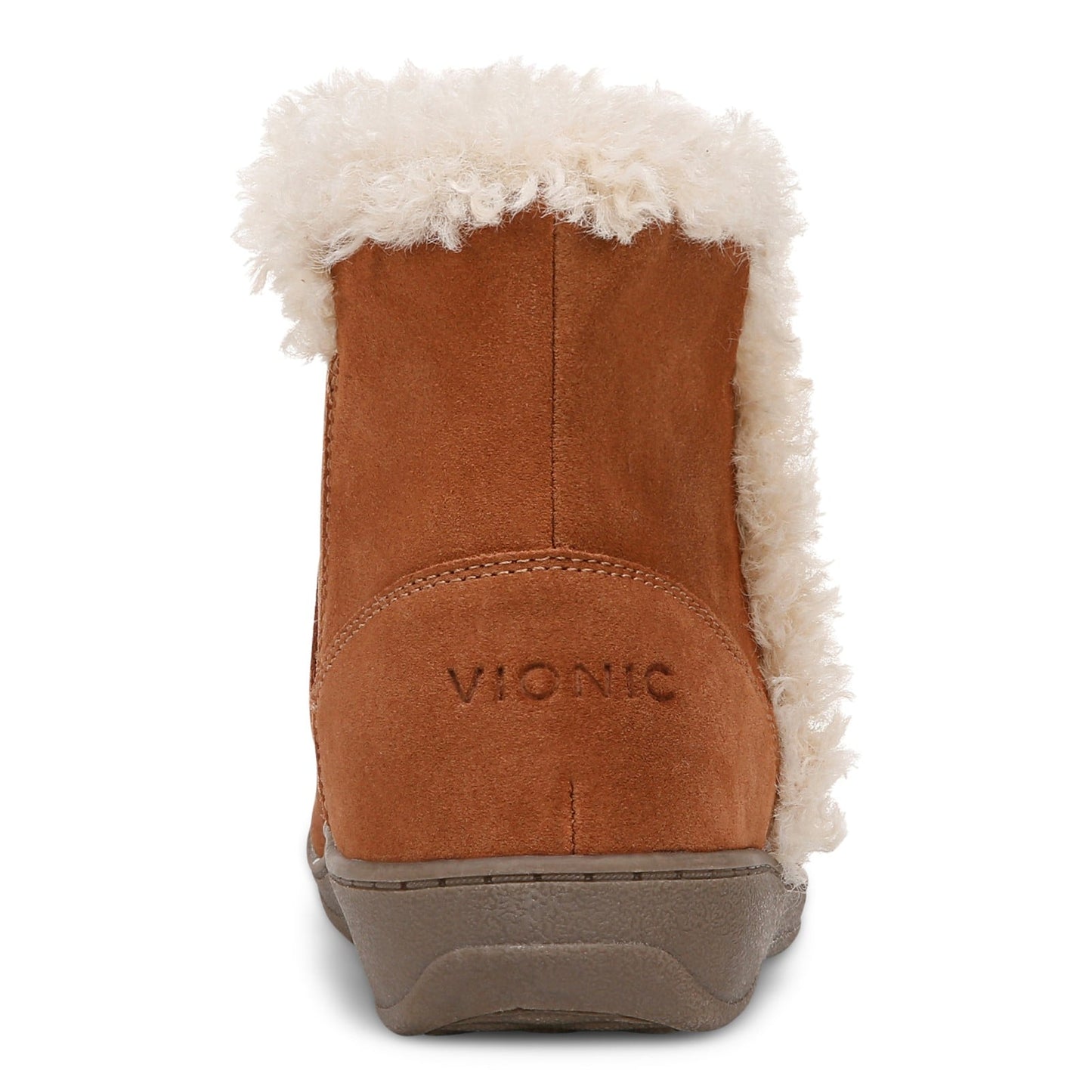 Vionic Unwind Bootie - Women's Ankle Bootie Slipper - Tan - Back