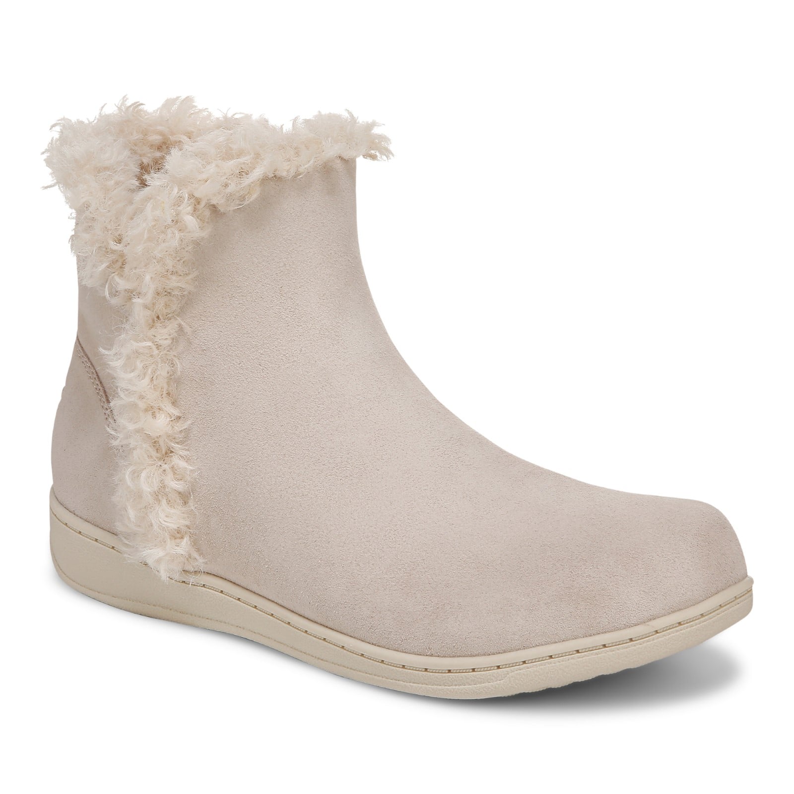 Vionic Unwind Bootie - Women's Ankle Bootie Slipper - Oatmeal - Angle main