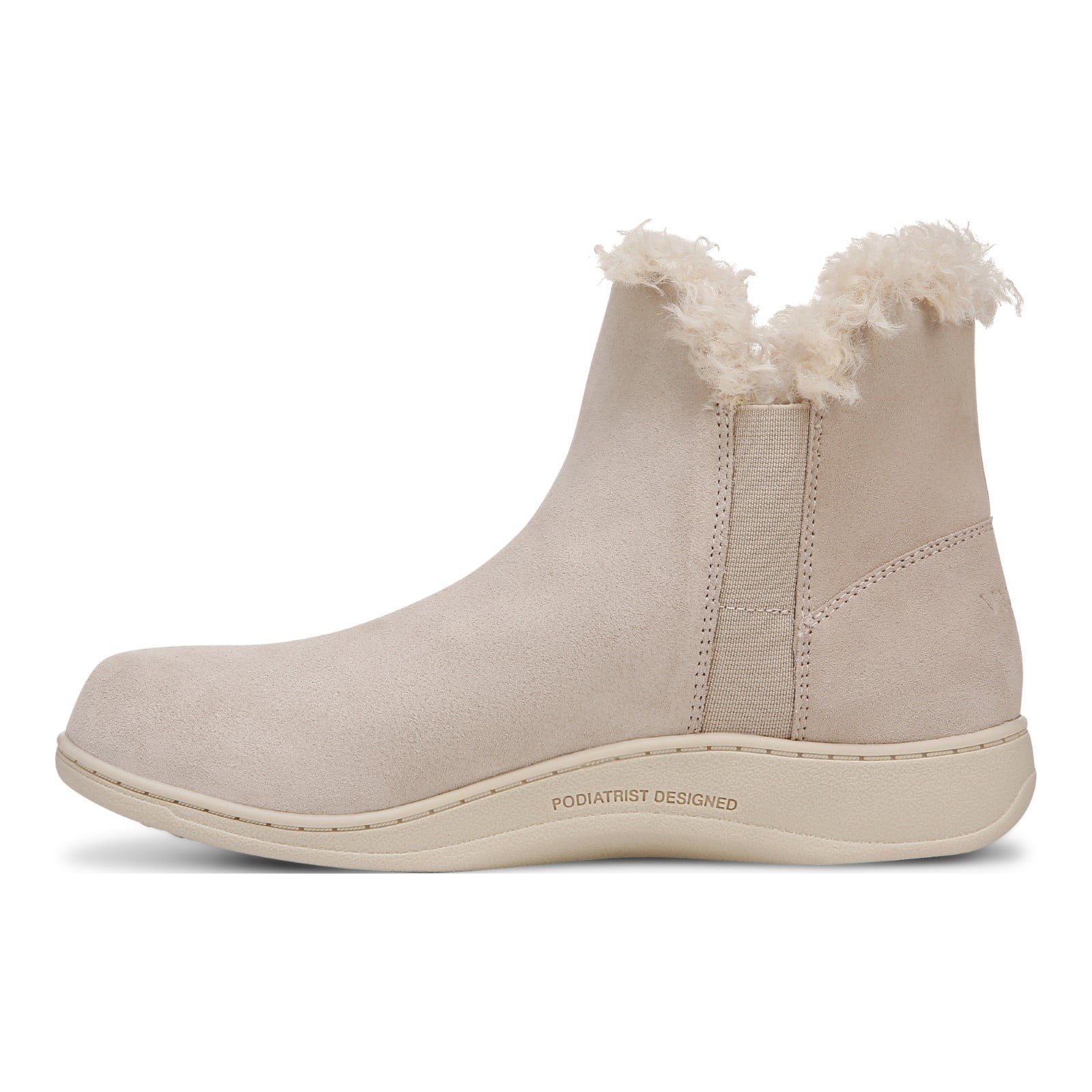 Vionic Unwind Bootie - Women's Ankle Bootie Slipper - Oatmeal - Left Side